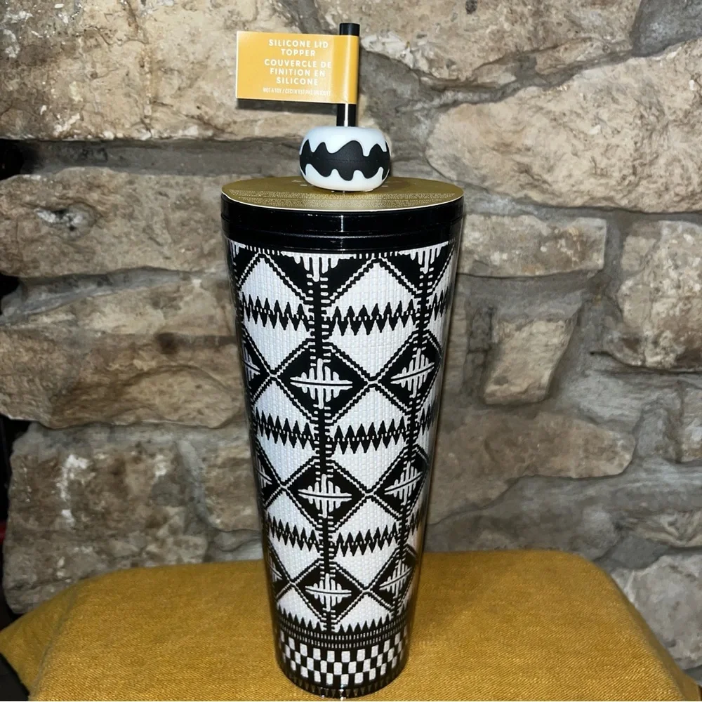 NWT Starbucks Shade Akanbi Berber Diamond Cold Cup 24oz 710ML LTD Edition